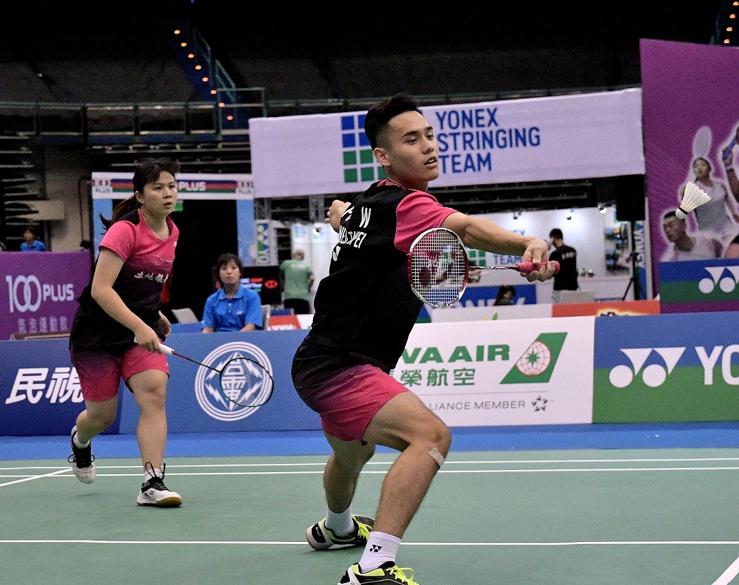 17:20五場混雙 中華台北四勝
