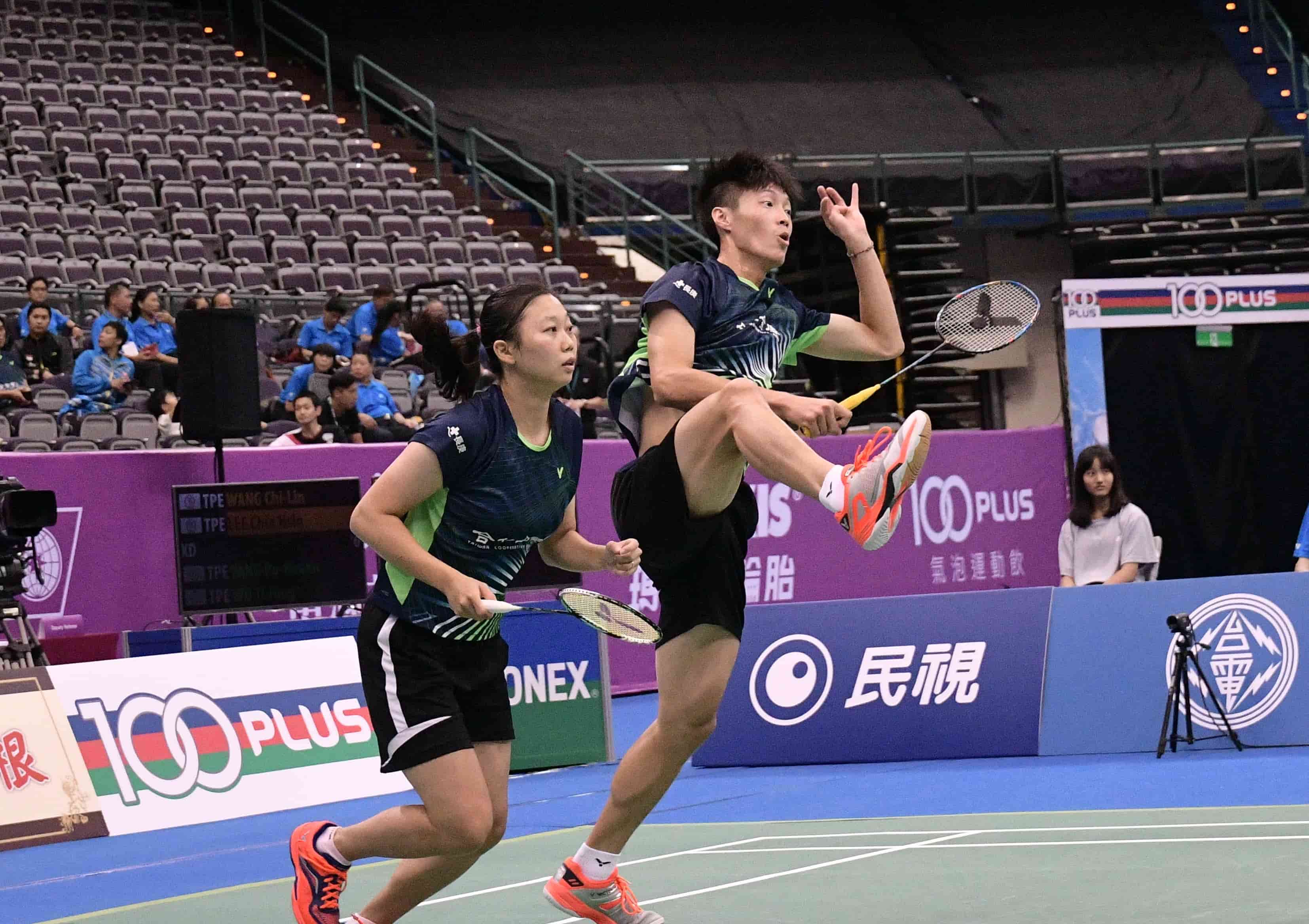 楊博軒 / 吳玓蓉逆轉勝王齊麟 / 李佳馨 率先晉級四強